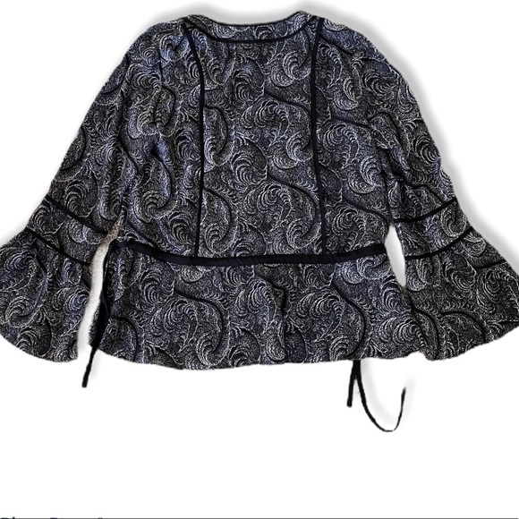 Marchesa Voyage Bell Sleeve Blouse - Picture 7 of 9